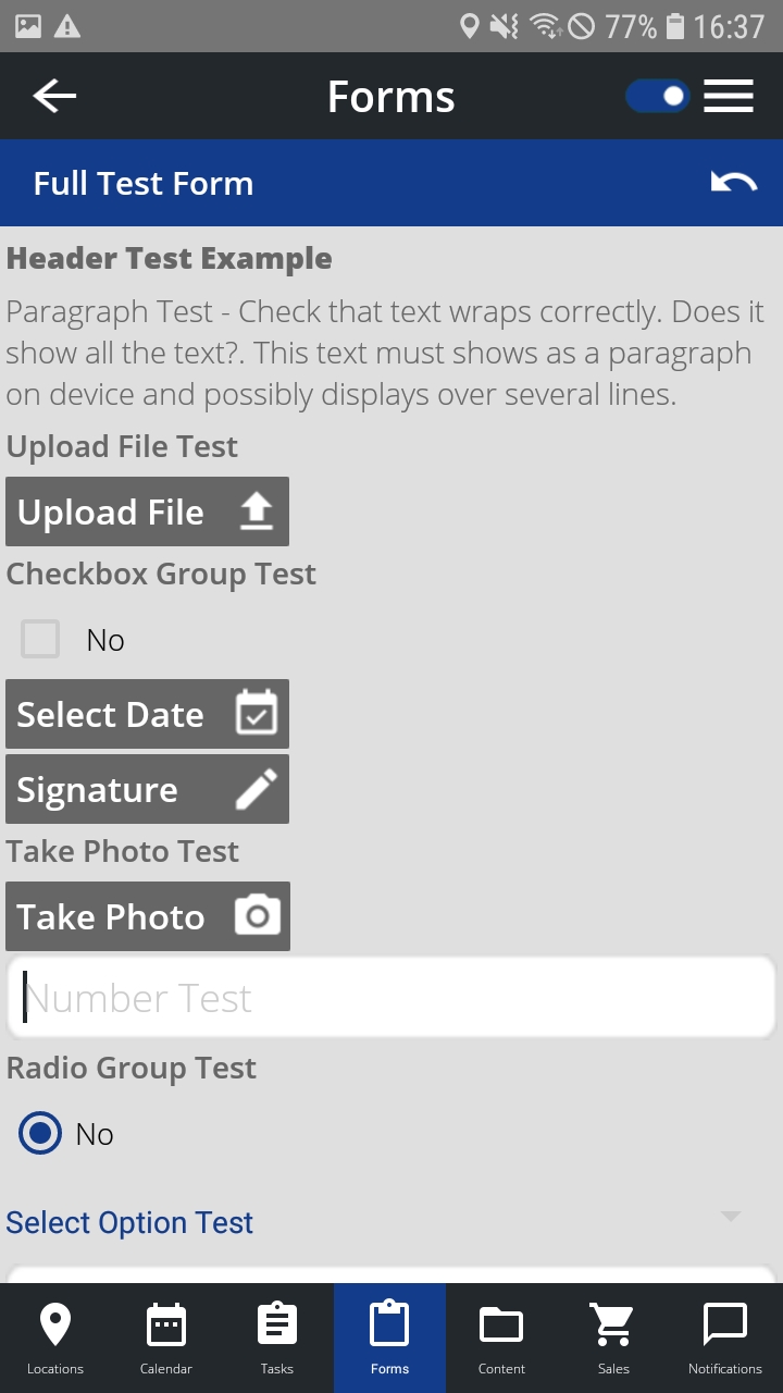 FORMS & CONTRACTS